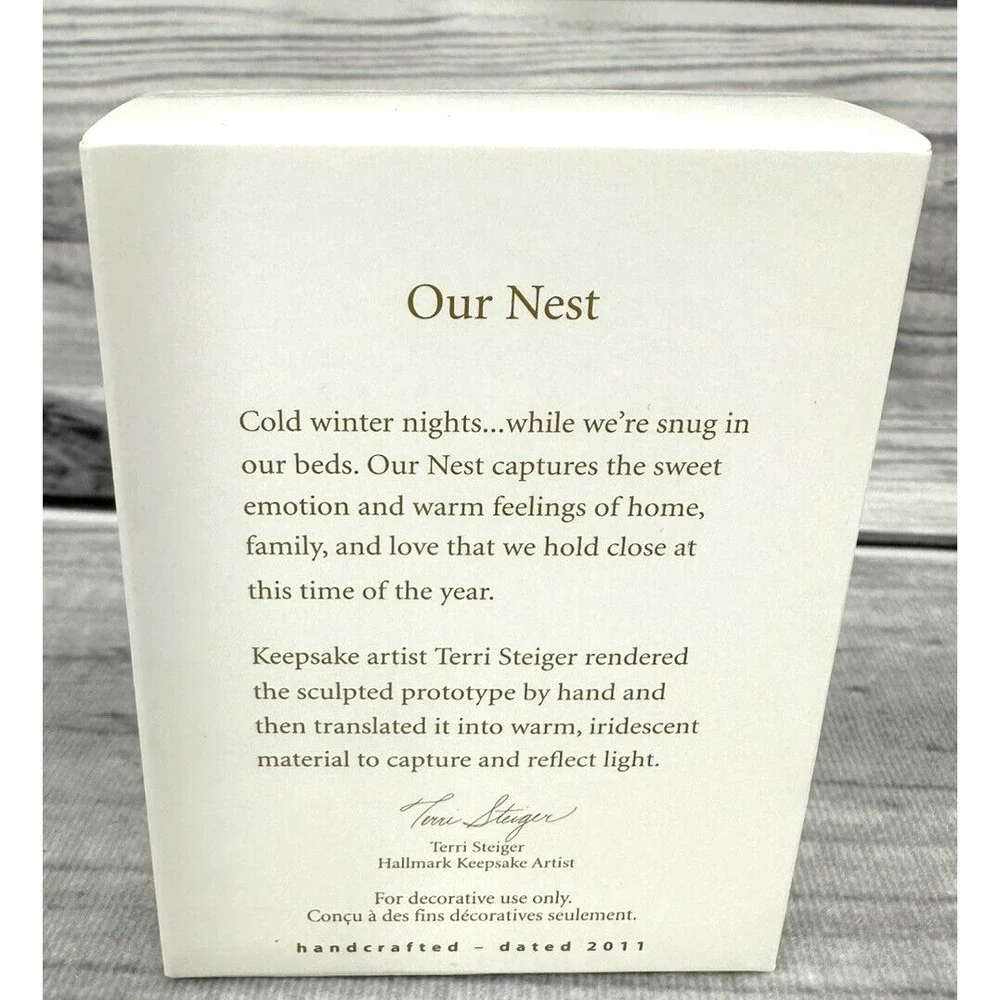 Hallmark Keepsake Ornament 2011‎  OUR NEST